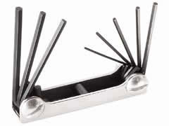 Folding Hex-Key Set, 8-Keys