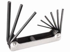 Folding Hex-Key Set, 9-Keys