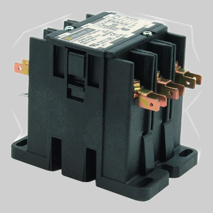 Definite purpose contactor, three pole, Square D, 60FLA, 120V coil