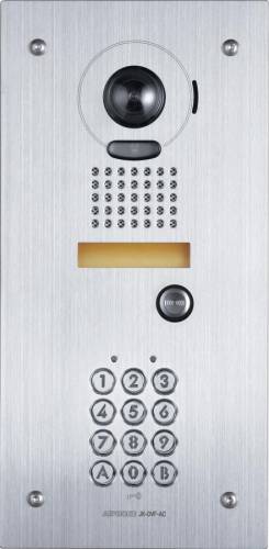 JK FLUSH MOUNT COLOR VANDAL DOOR STATION, STAINLESS STEEL