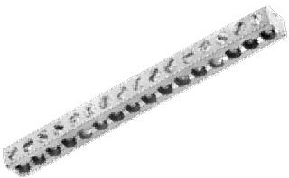 LC Ground Bar 14 Small 5 Large Terminal